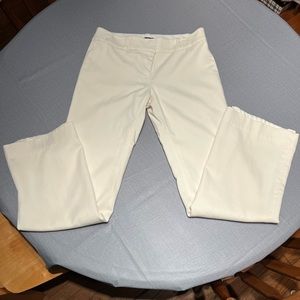 Ann Taylor winter white pants. Mid-rise. Gently worn
